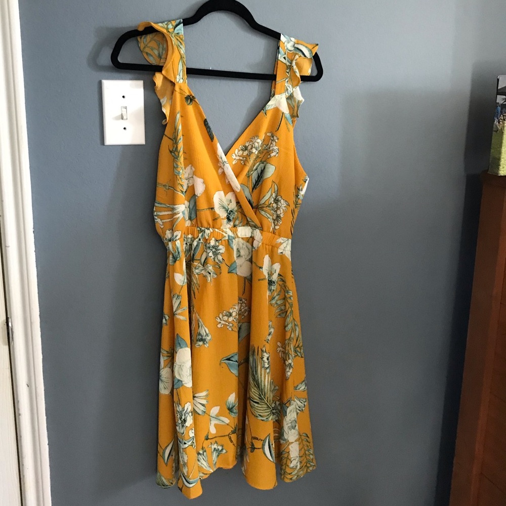 yellow sun dress